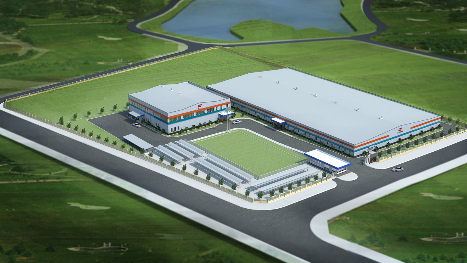 NHÀ MÁY SẢN XUẤT LINH KIỆN ĐIỆN TỬ UJU VINA 