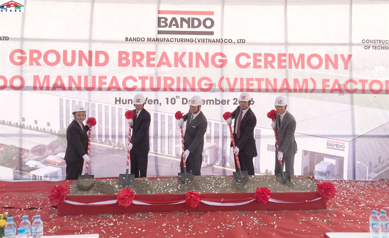 CPT STEEL TRÚNG THẤU DỰ ÁN NHẬT BẢN: BANDO (VIỆT NAM)