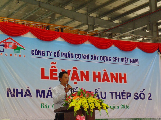 CPT VIỆT NAM CHÍNH THỨC VẬN HÀNH NHÀ MÁY KẾT CẤU THÉP SỐ 2